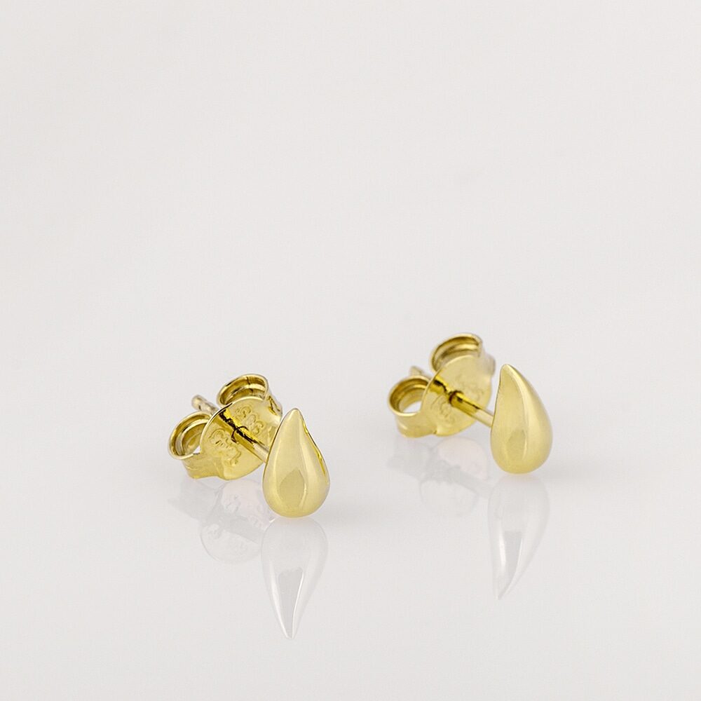 Σκουλαρίκια χρυσά K14 σταγόνες